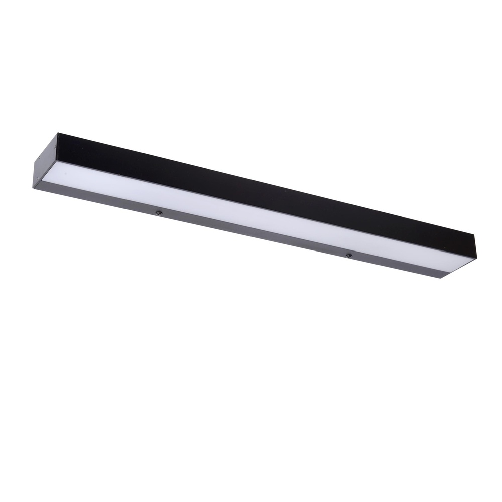Lucide Badkamer wandlampAlexa 60cm zwart - IP44 - 8W - 04210/08/30